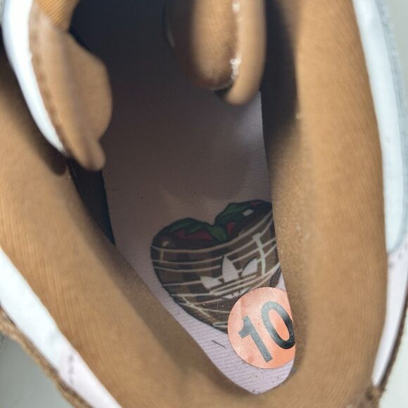 Adidas Shoes Forum Mid Brown Pink Mens Size 10 Chocolate Strawberry GY6802 - Picture 11 of 11